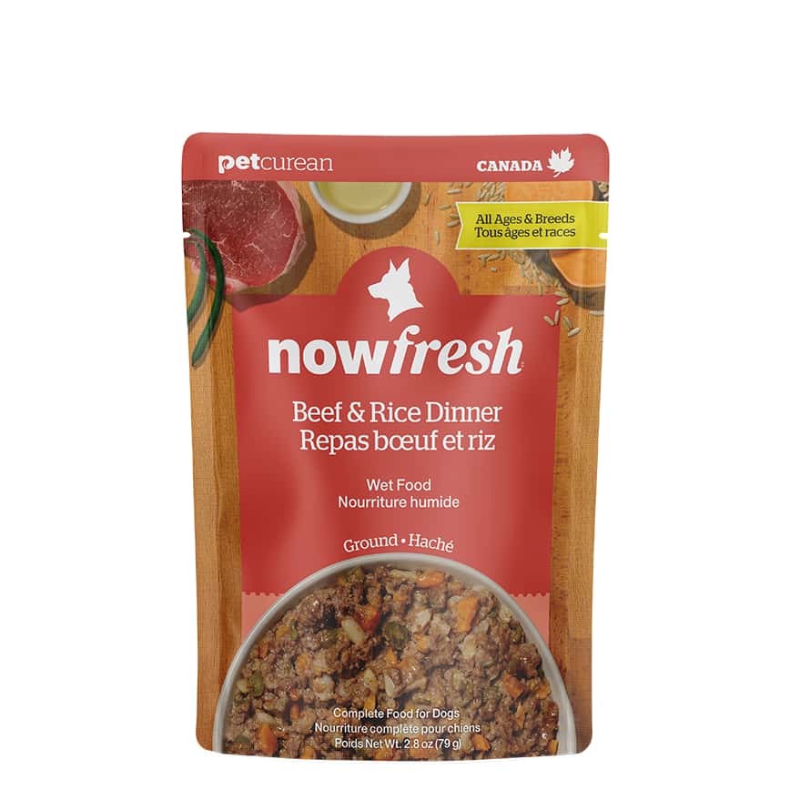 now FRESH 狗濕糧 全年齡狗配方 牛肉及糙米濕包 2.8oz (FG82331) (圖片2)