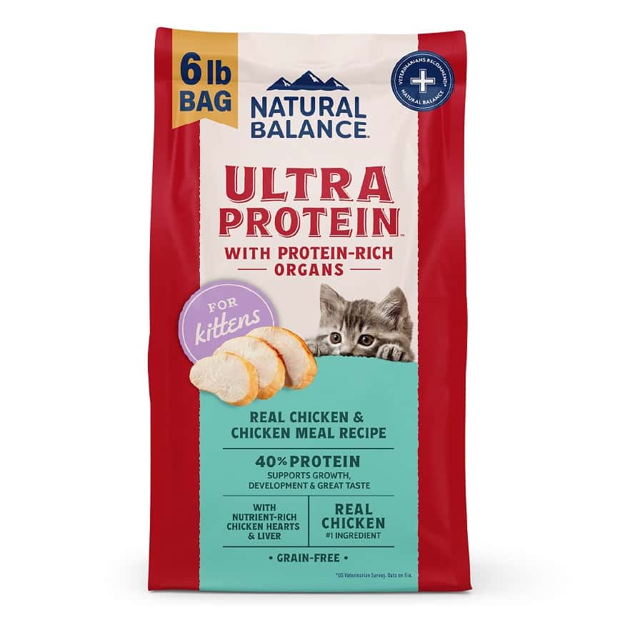 Natural Balance ULTRA PROTEIN 頂級系 雞肉幼貓糧 6lb (00687) (圖片2)