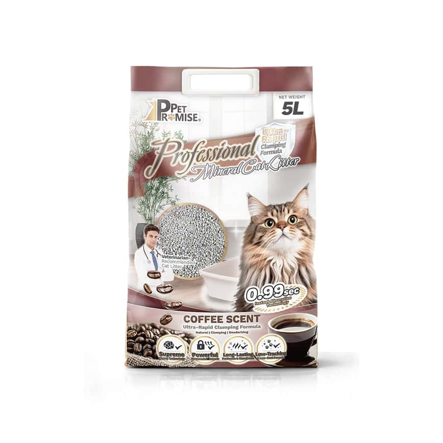 Pet Promise毛孩承諾 高級 礦物貓砂 咖啡味 5L - 原裝行貨 (圖片2)