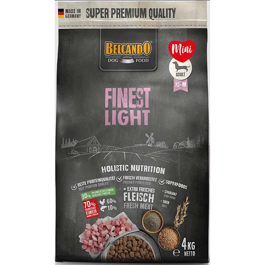 Belcando 狗糧 無穀物天然犬乾糧 成犬糧 精細顆粒 減脂配方 4kg (圖片2)