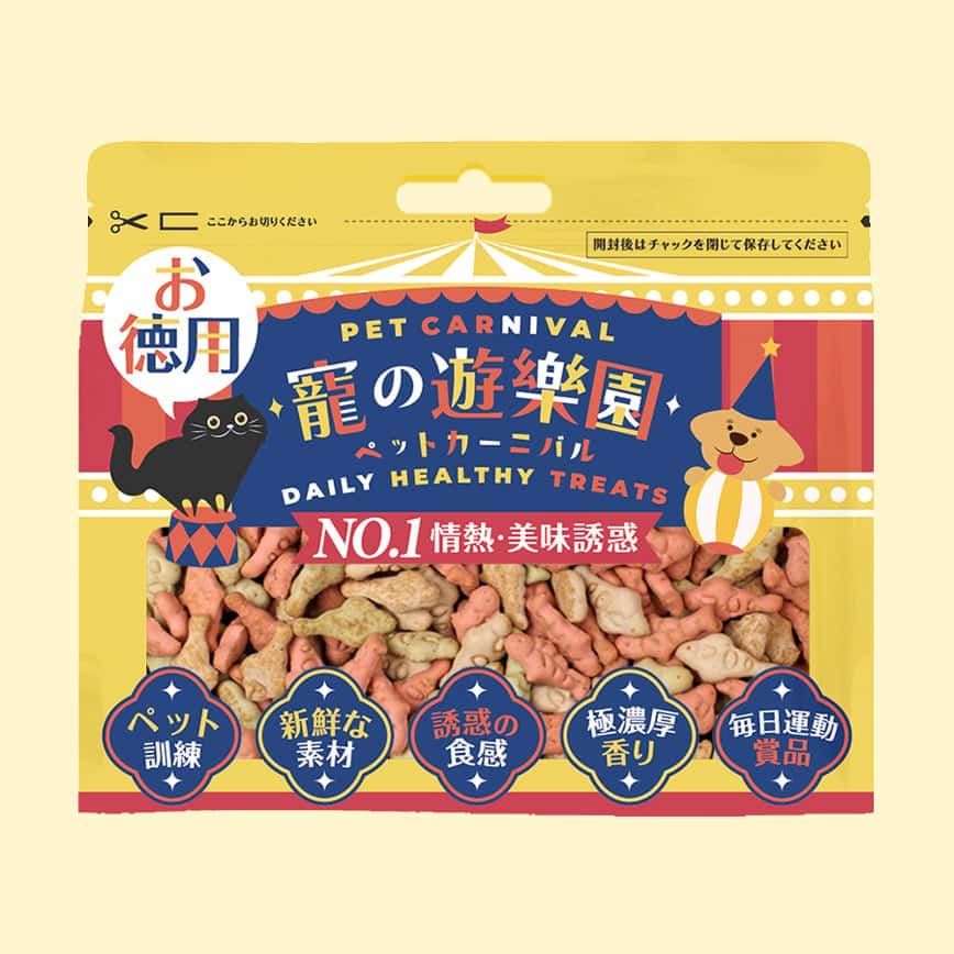 寵之遊樂園 狗零食 三文魚燕麥餅 100g 歡樂裝 1包 (圖片2)