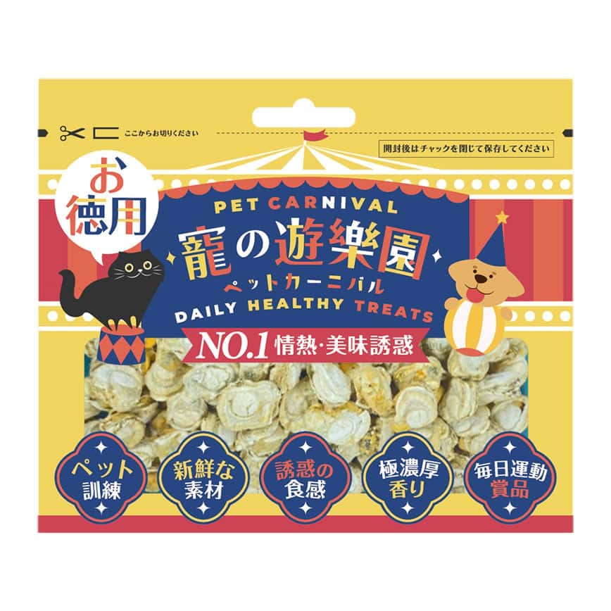 寵之遊樂園 凍乾 貓零食 狗零食 原粒扇貝 20g (圖片2)