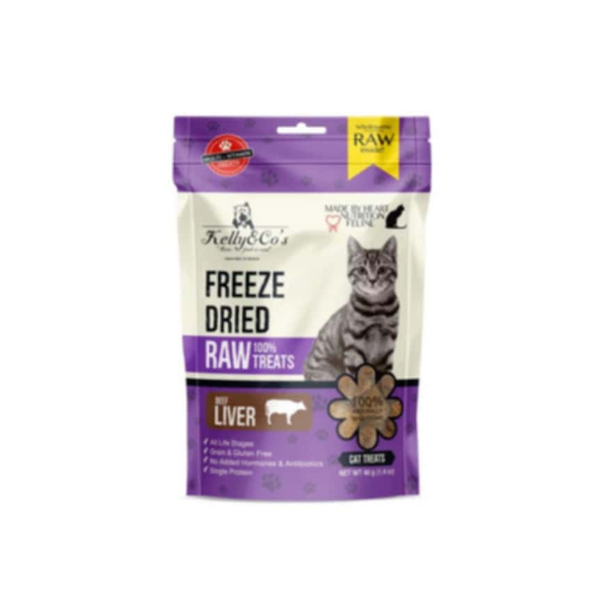 Kelly & Co's 貓零食 脫水凍乾小食 牛肝 40g (圖片2)