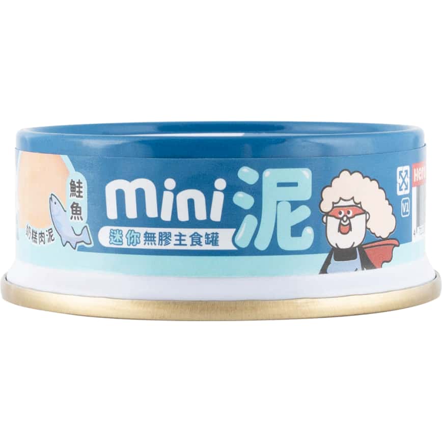 HeroMama 貓罐頭 無膠迷你主食罐 奶糕肉泥 營養加強配方 鮭魚 55g (圖片2)