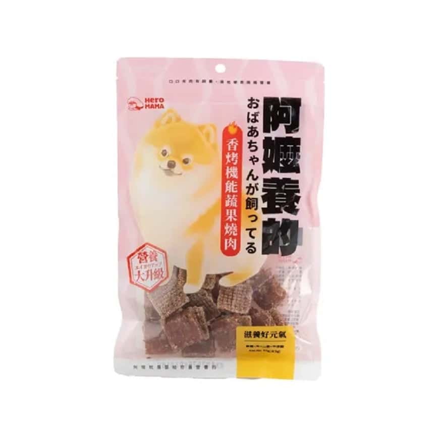 HeroMama 狗小食 阿嬤養的系列 香烤機能蔬果燒肉 滋養好元氣 80g (圖片2)