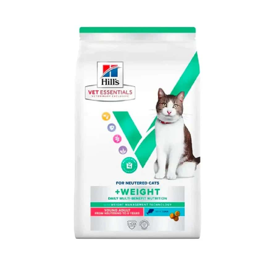 Hills VET ESSENTIALS 獸醫保健貓乾糧 成貓絕育配方 吞拿魚味 1.5kg (607468) (圖片2)