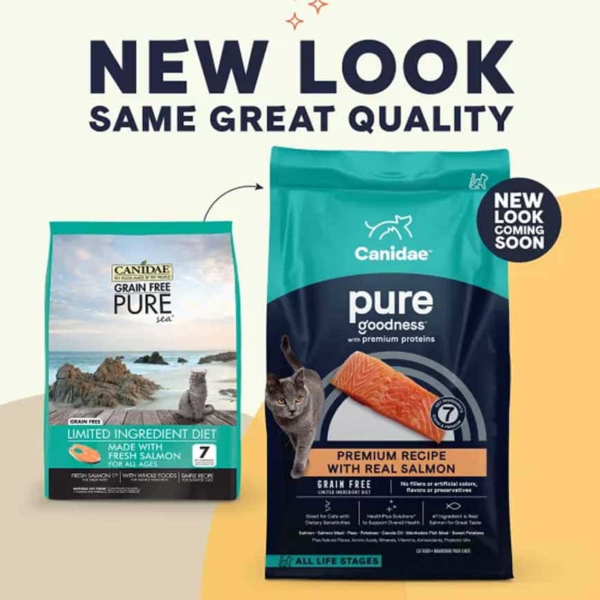 CANIDAE 咖比 貓糧 PURE Sea 無穀物三文魚全貓配方 5lb 綠色 (3312) (圖片2)