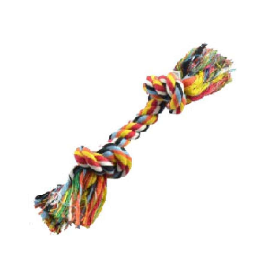 彩色繩結狗狗磨牙玩具 (圖片2)
