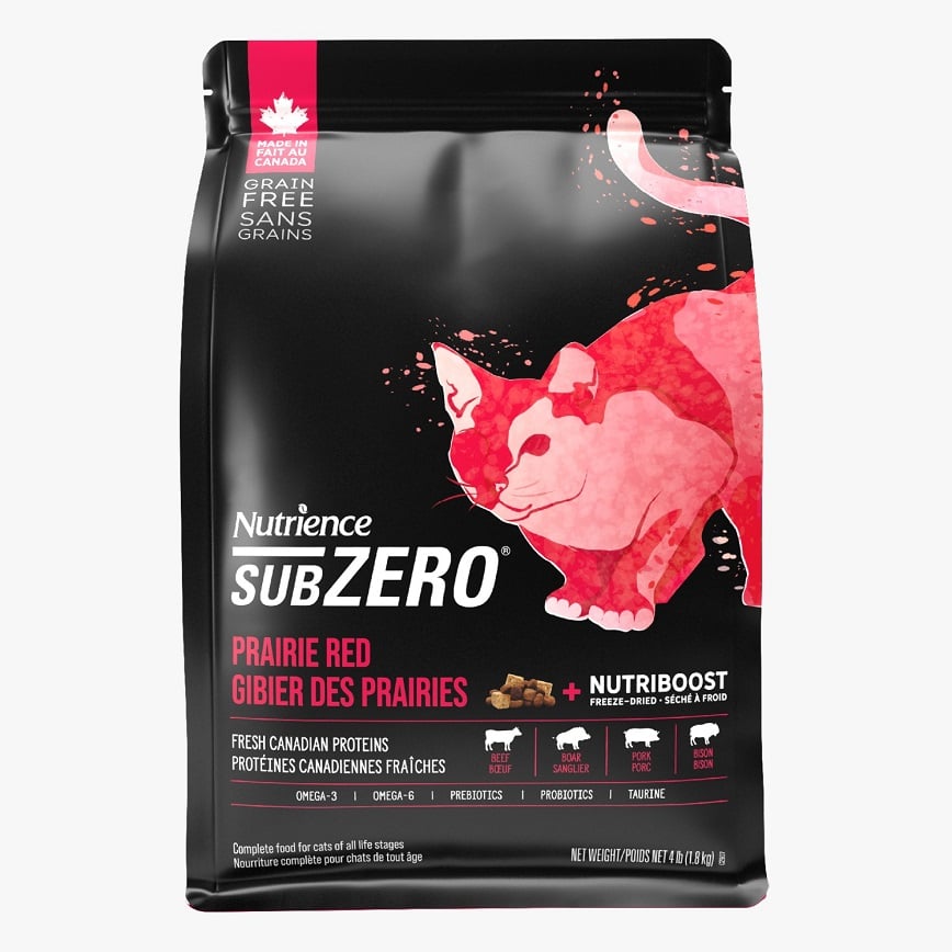 Nutrience SUBZERO 無穀物貓糧 全貓配方 凍乾脫水鮮牛肝配紅肉及海魚 4lbs 1.8kg (C2907C) (紅黑) (圖片2)
