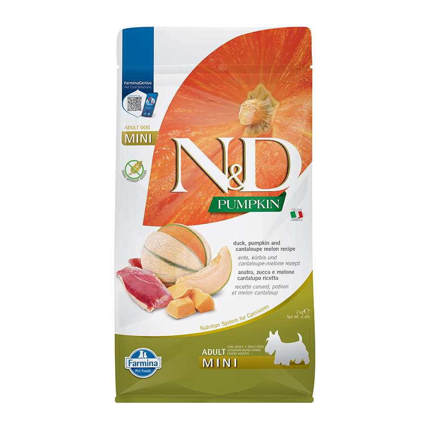 Farmina N&D 狗糧 南瓜無穀系列 鴨肉哈密瓜 細粒 2kg (PND0020009) (圖片2)