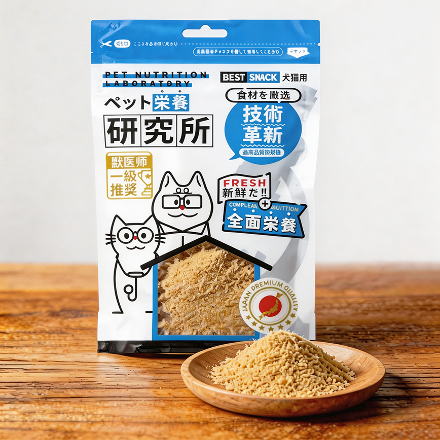 Pet Lab 嚴選貓狗零食 凍乾小食 深海鱈魚粉 50g (拌糧用) (圖片2)