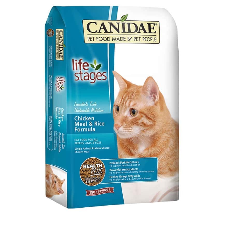 CANIDAE 咖比 貓糧 life stages 雞肉糙米配方乾貓糧 4lb 藍色 (3112) (停售) (圖片2)