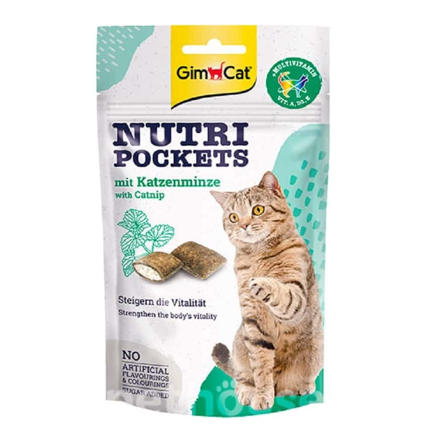 Gim Cat 貓零食 貓薄荷清新口氣維他貓脆脆夾心小食 60g (圖片2)