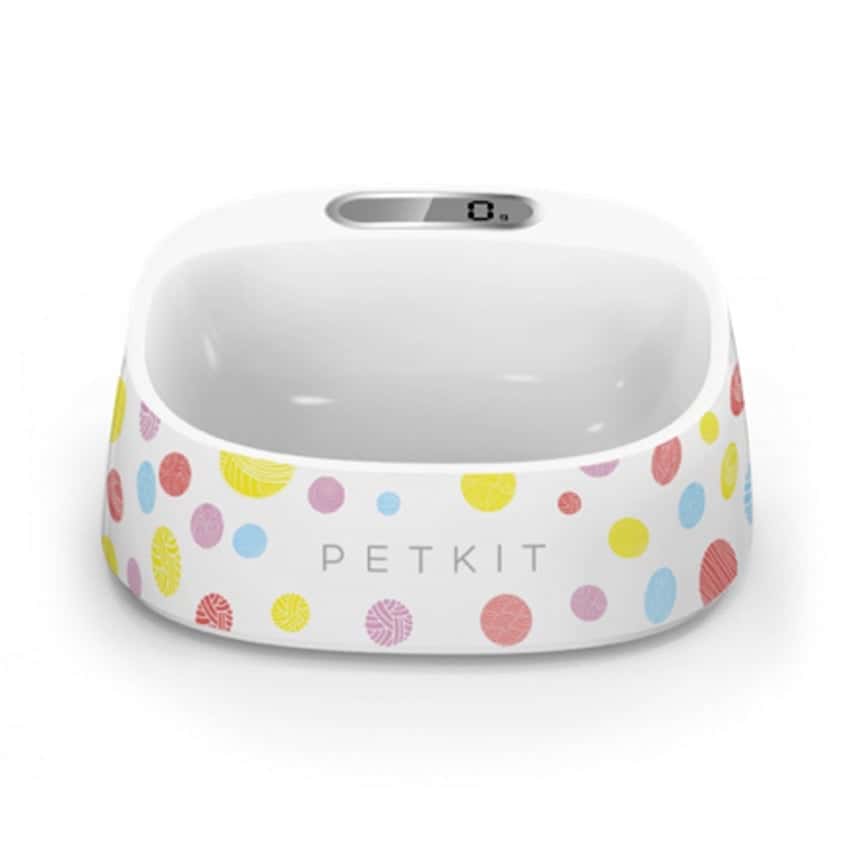 PETKIT 智能秤重抗菌寵物糧食碗 (彩色絨球) (貓犬用) (圖片2)