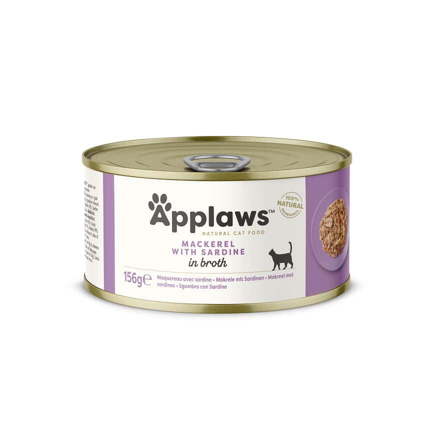 Applaws 貓罐頭 天然優質沙丁魚及鯖魚 Mackerel with Sardine 156g (淺紫) (2015) (圖片2)