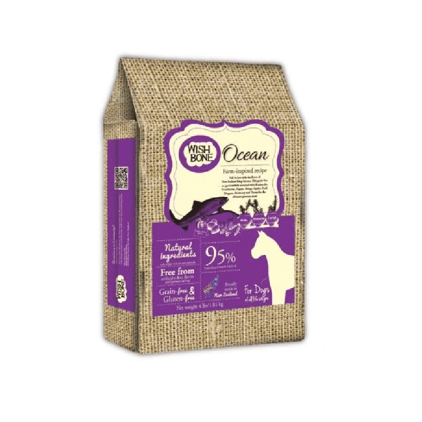 WISH BONE威斯邦 無穀物天然草本全犬糧 Ocean野生三文魚香草配方 12lb (停售) (圖片2)