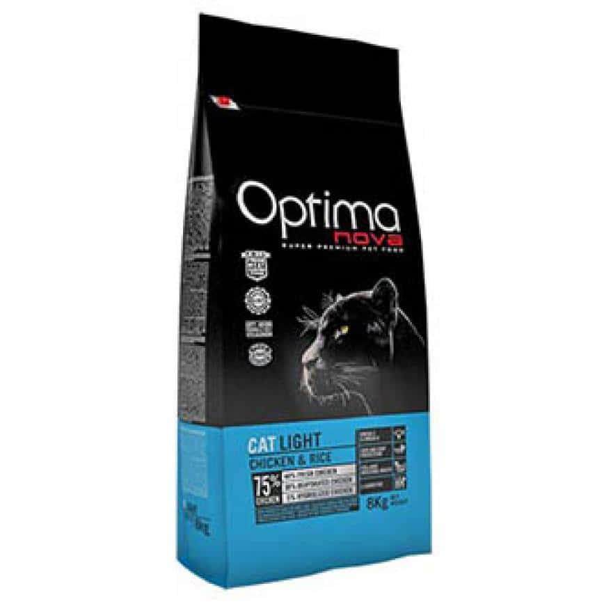 Optima nova 黑豹修身低脂配方 Light Chicken & Rice 8kg (OCL-L) (4包2kg夾袋) (圖片2)
