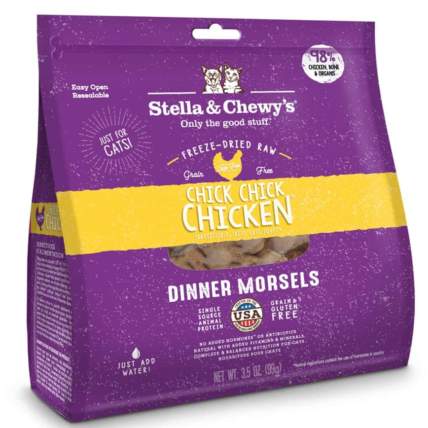 Stella & Chewy's 貓糧 Dinner Morsels 凍乾生肉主食糧 雞肉配方 18oz (SC034) (圖片2)