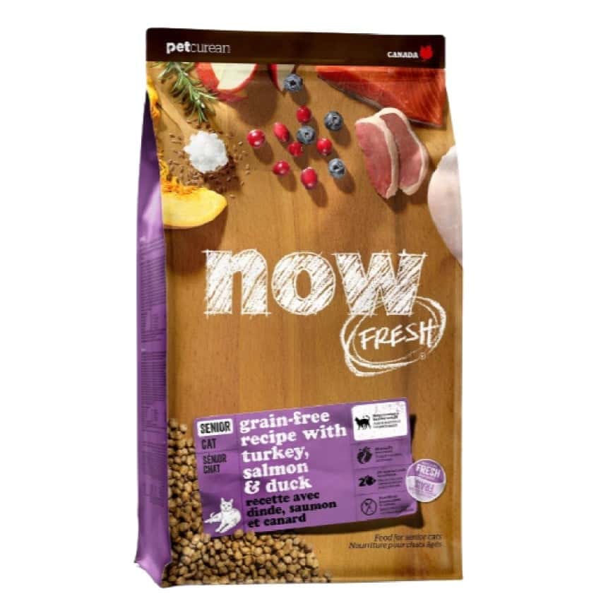 now FRESH 貓糧 無穀物貓糧 老齡配方 火雞三文魚及鴨肉 3lb (2306204) (新舊包裝隨機) (圖片2)