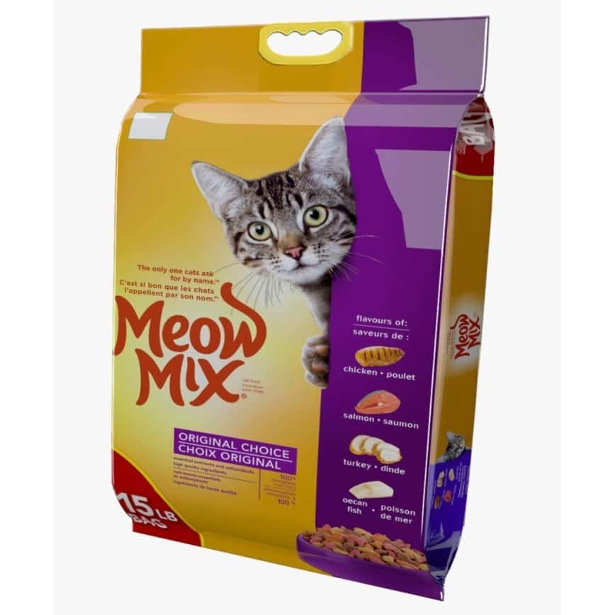 Meow Mix 貓糧 原味配方 15lb (紫) (MM509183A) (新包裝) (圖片2)