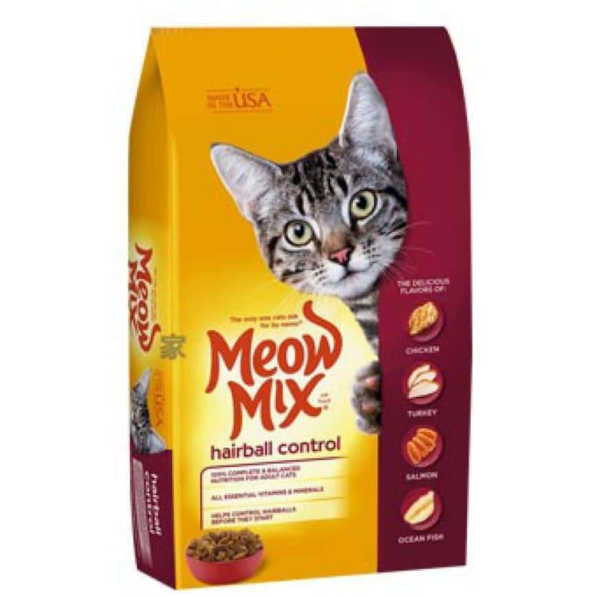 Meow Mix 貓糧 去毛球配方 14.2lb () (圖片2)