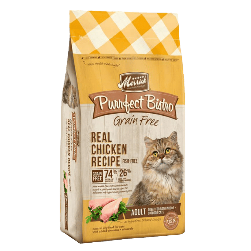 Merrick PB 無穀物天然系列貓糧 成貓雞肉配方 12lb (橙黃) (38310) (圖片2)