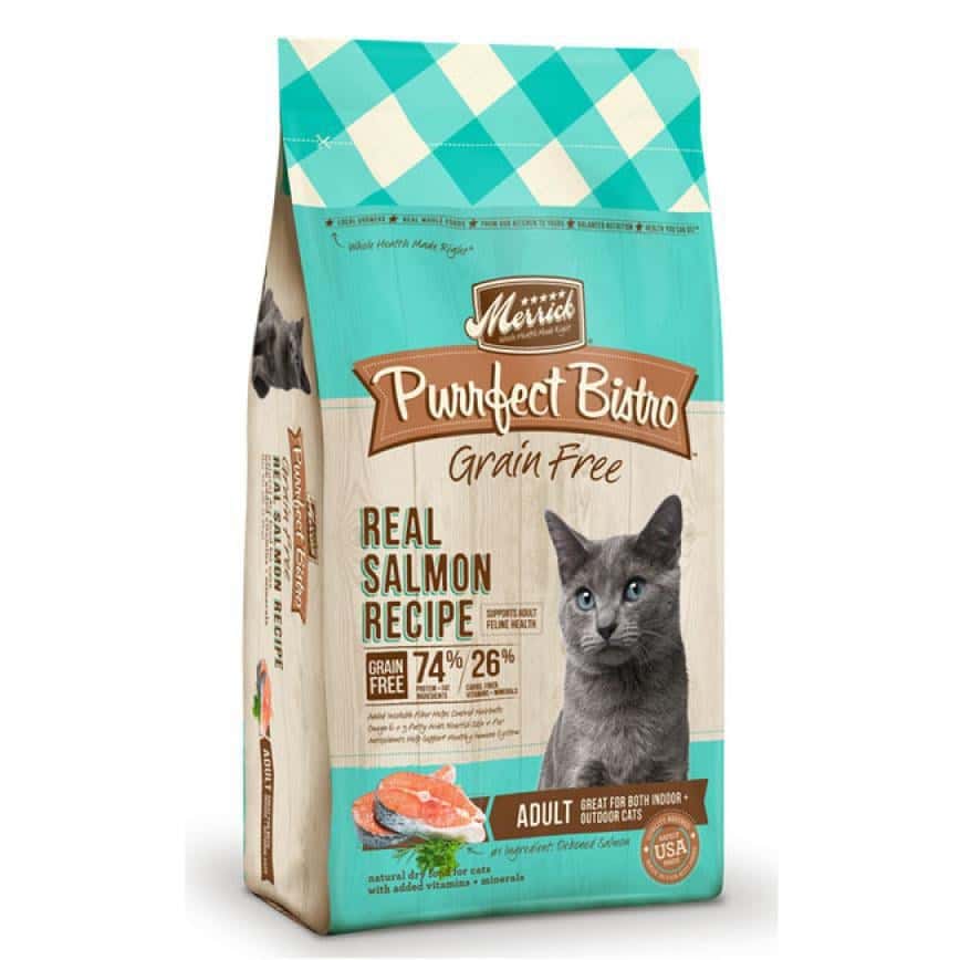 Merrick PB 無穀物天然系列貓糧 成貓三文魚配方 7lb (湖水綠) (38330) (圖片2)