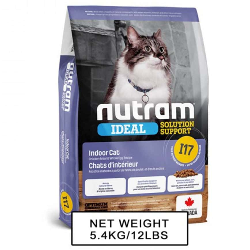 nutram IDEAL紐頓 室內控制掉毛配方貓糧 I17 1.13kg (NT-I17-1K) (圖片2)