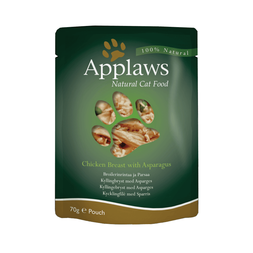 Applaws 貓濕糧 Cat Pouch 雞胸及蘆筍 Chicken with Asparagus 70g (草綠) (8002) (圖片2)