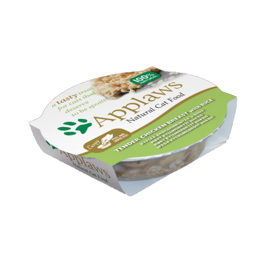 Applaws 貓濕糧 Cat Pot 肉湯系列 雞胸及米 Chicken Breast with Rice 60g (7005) (圖片2)