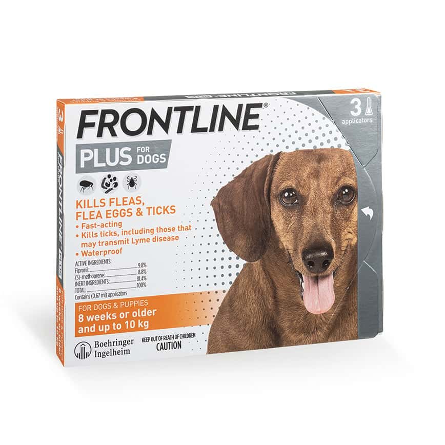 FRONTLINE Plus for Dogs 狗用殺蝨滴 (小型犬專用) (FPS) (新舊包裝隨機出貨) (HK-53177) (圖片2)