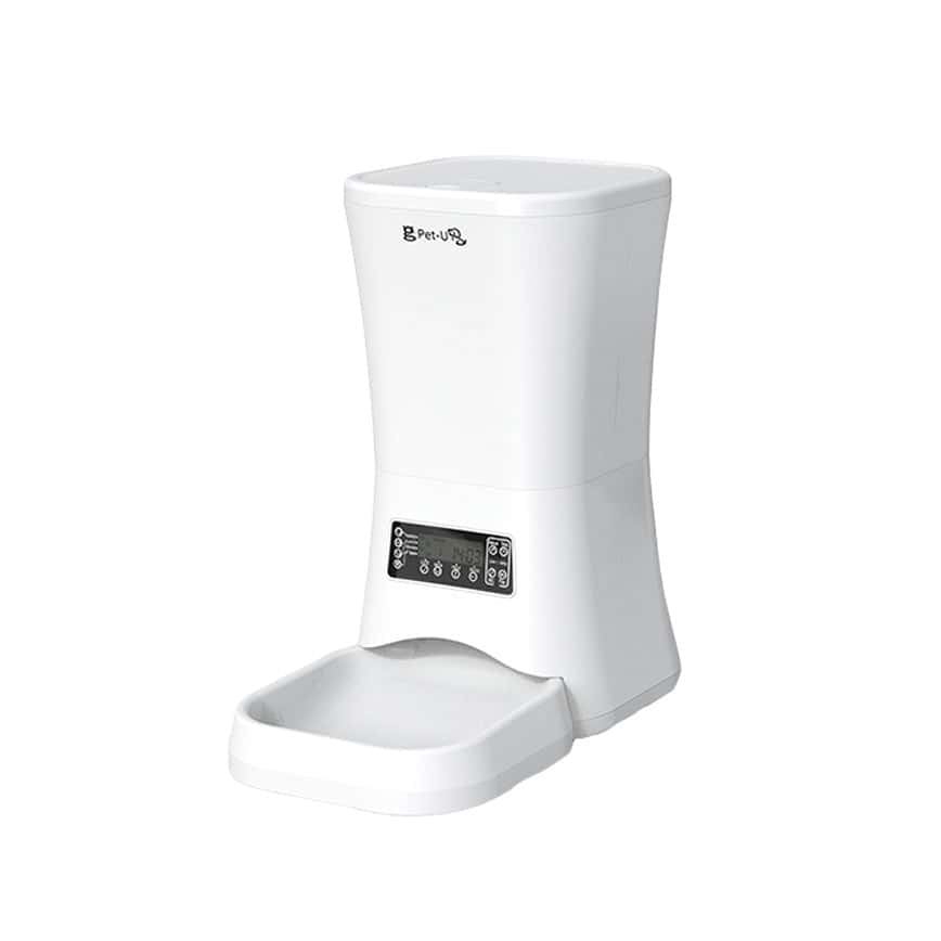 Pet-U 寵物智能定時自動餵食器 純白 (出食量10-390g) (貓犬用) (圖片2)