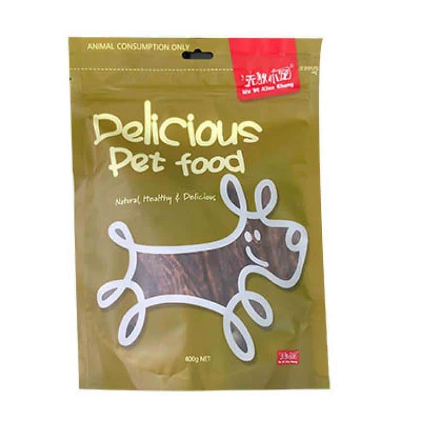 Delicious Pet food無敵小寵 雪花純牛肉切片 訓犬零食 精裝400g (犬用) (軍綠) (圖片2)