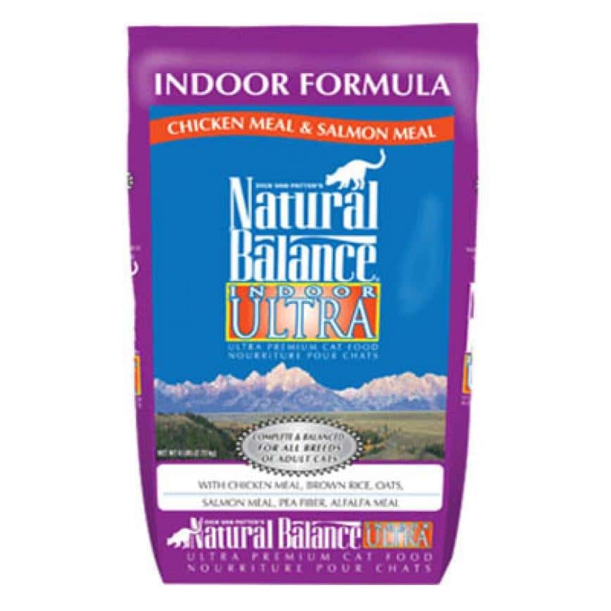 Natural Balance雪山 貓糧 特級室內成貓配方 雞肉及三文魚 Ultra Indoor 15lb (紫) (NBUI-2C) (圖片2)