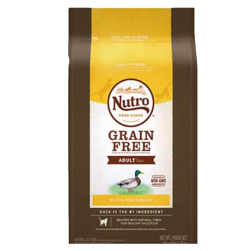 Nutro 無穀物成貓糧 低敏配方 鴨肉及馬鈴著 3lb (10182885) (圖片2)