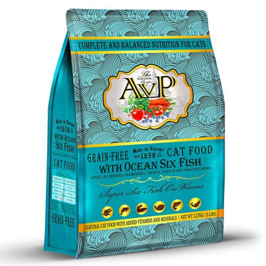 AVP愛威堡 貓糧 無穀物全貓糧 深海六種魚配方 5lb (JEOAVP060165905) (圖片2)