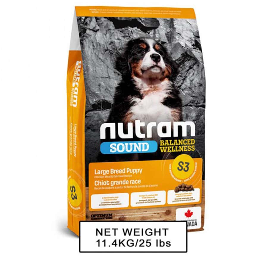 nutram紐頓 大型幼犬配方 For Large Breed Puppies S3 11.4kg (NT-S3-11K) (圖片2)