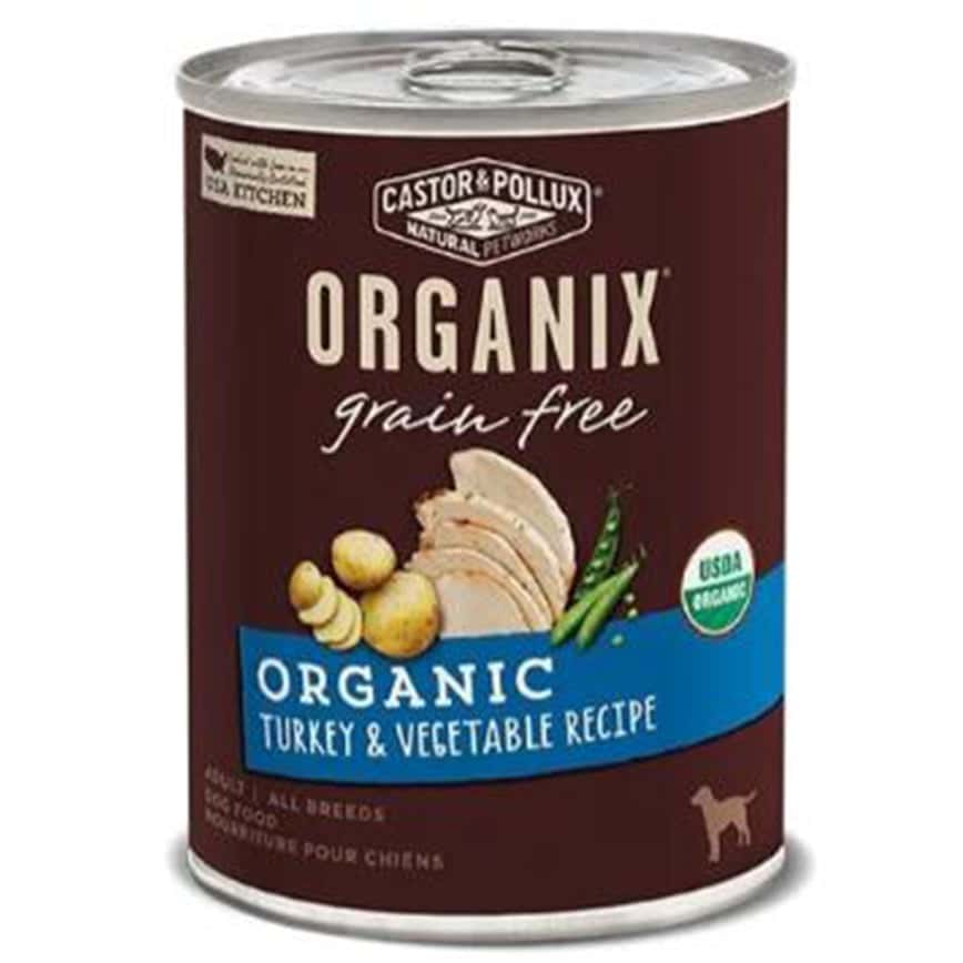 CASTOR & POLLUX ORGANIX 狗罐頭 有機無穀物 火雞及蔬菜 ORGANIC TURKEY & VEGETABLE RECIPE 12.7oz (36003) (圖片2)