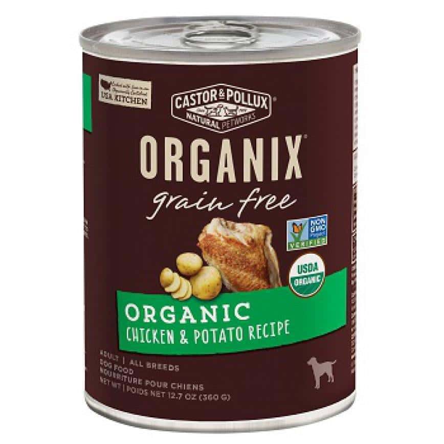 CASTOR & POLLUX ORGANIX 狗罐頭 有機無穀物 雞肉及馬鈴薯 ORGANIC CHICKEN & POTATO RECIPE 12.7oz (36001) (圖片2)