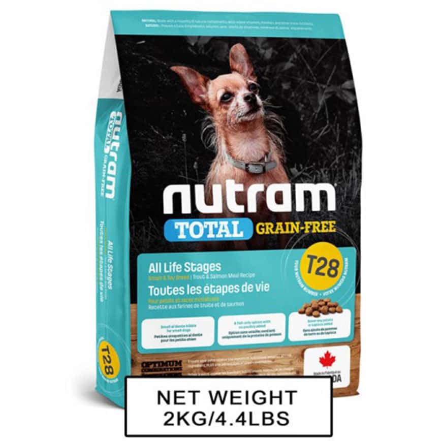 nutram紐頓 狗糧 無薯無穀糧小型犬 三文魚鱒魚 Salmon & Trout T28 5.4kg (NT-T28-5K) (圖片2)