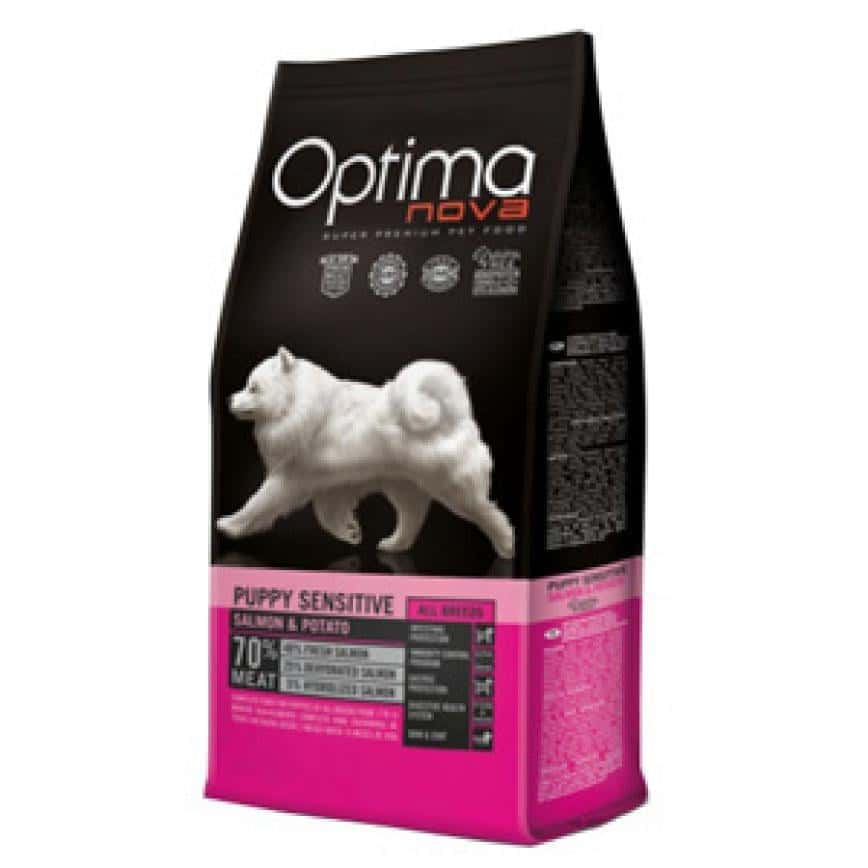 Optima nova 幼犬無穀物美毛海鮮配方 Puppy Sensitive 2kg (圖片2)