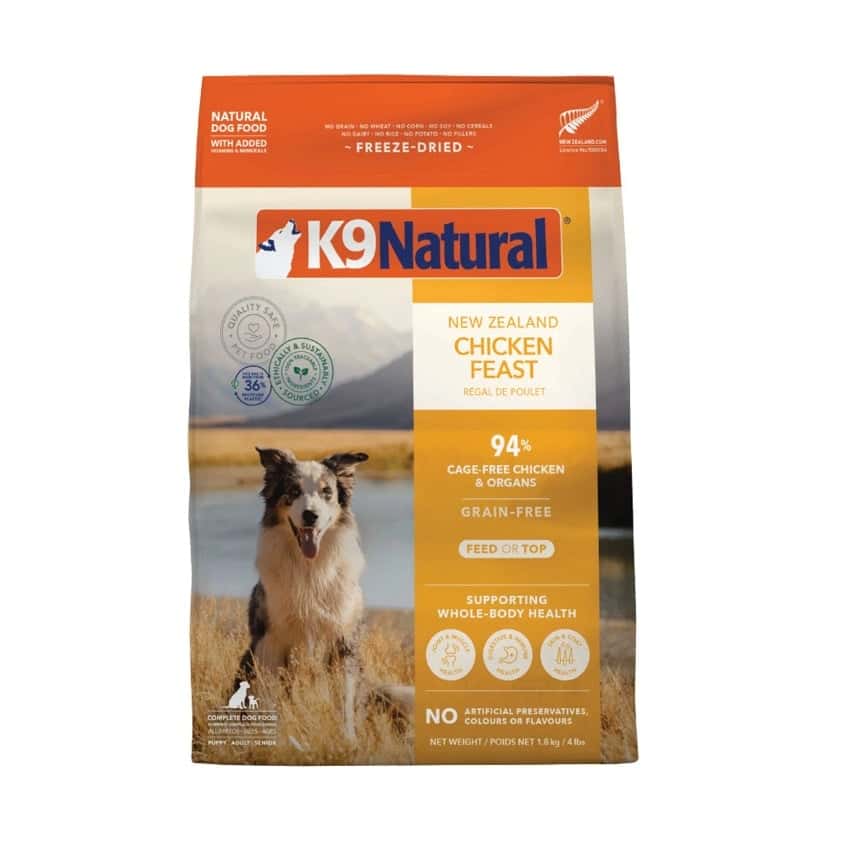 K9 Natural 狗糧 鮮雞盛宴 Chicken Feast 1.8kg (K9-C18K) (圖片2)