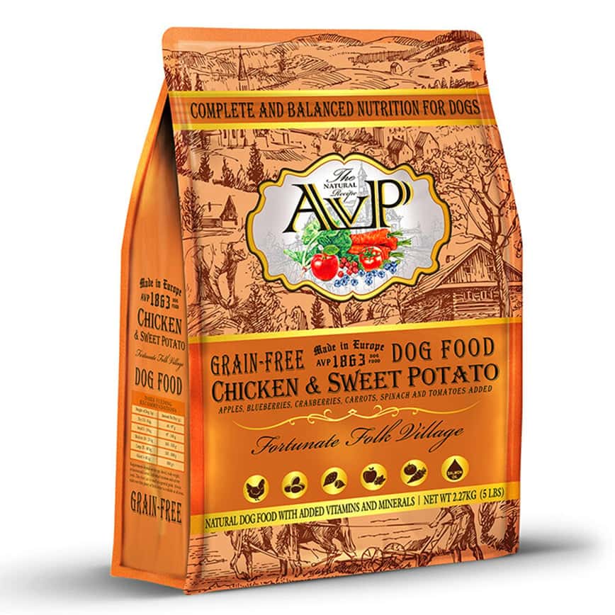 AVP愛威堡 狗糧 無穀物全犬糧 雞肉甜薯配方 5lb (JEOAVP110186305) (圖片2)