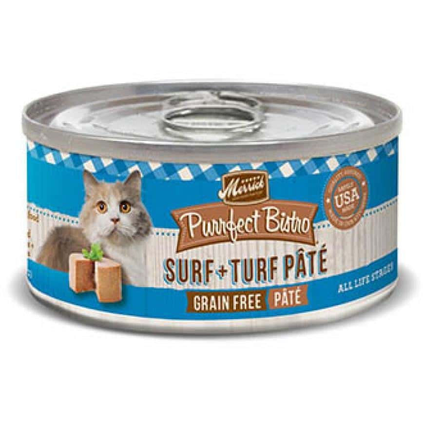 Merrick 無穀物三文魚牛肉肉醬貓罐頭 Surf+Turf Pate 5.5oz (1811) (圖片2)