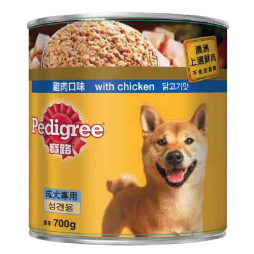 Pedigree寶路 狗罐頭 雞肉味 700g (10205195) (圖片2)