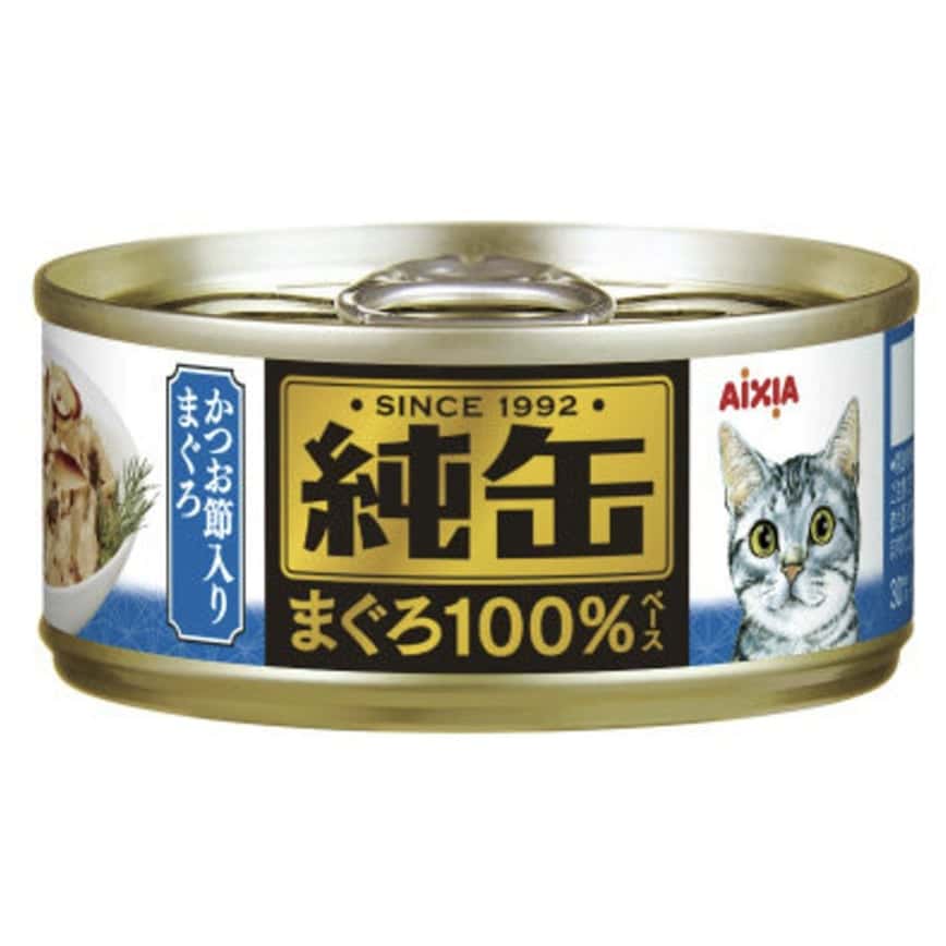AIXIA 愛喜雅 貓罐頭 純缶系列 吞拿魚+鰹魚 65g (JMY-25) (圖片2)