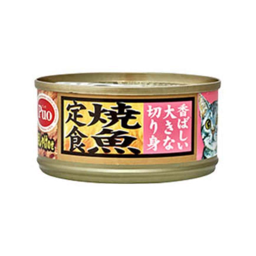 AIXIA 愛喜雅 貓罐頭 燒魚定食 吞拿魚燒三文魚 80g (YT-6N) (圖片2)