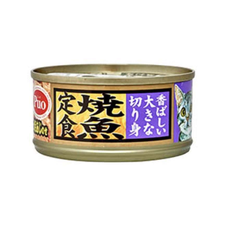 AIXIA 愛喜雅 貓罐頭 燒魚定食 吞拿魚燒竹筴魚 80g (YT-7N) (圖片2)