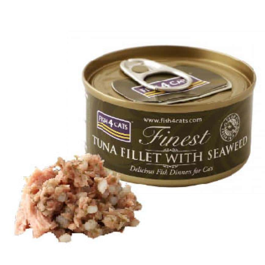 Fish4Cats Finest貓主食罐 吞拿魚柳加海藻 Tuna Fillet With Seaweed 70g (圖片2)