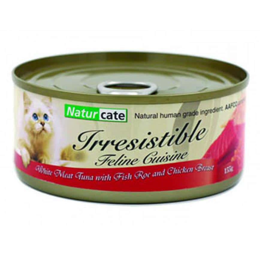 Naturcate 貓罐頭 白肉吞拿+魚子+嫩雞肉 155g (NC155-6) (圖片2)